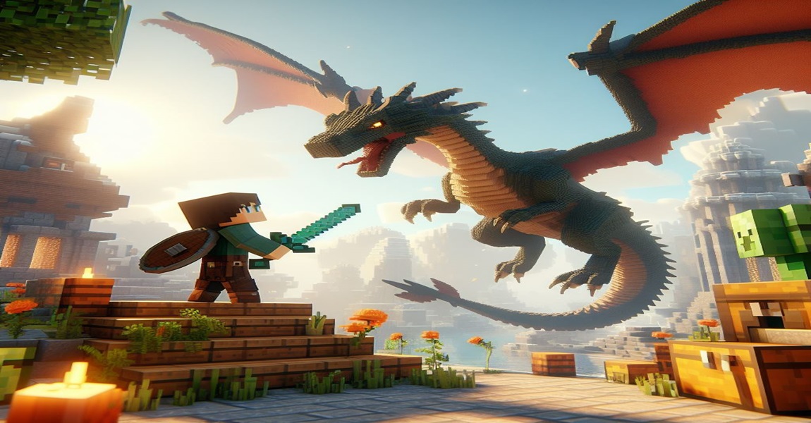 How to Train your Dragon Minecraft Mod Bedrock edition