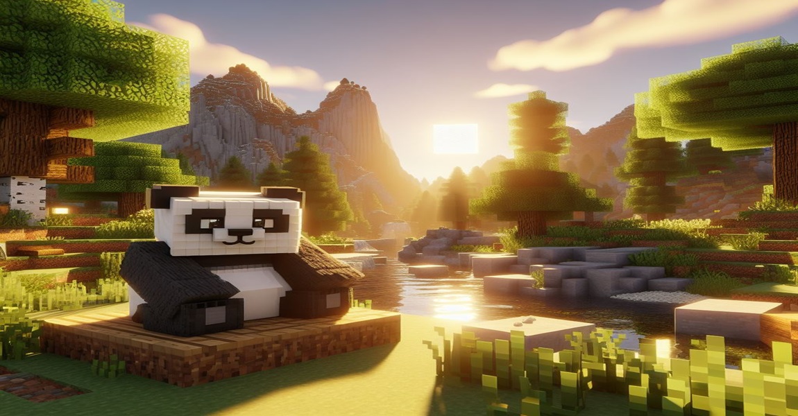 summon a Brown Panda in Minecraft Bedrock